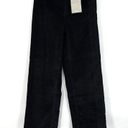 Everlane NWT  Black Relaxed High Rise Full Length Wide-Leg Corduroy Pants Size 2 Photo 1