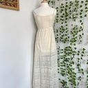 Hollister Cream Lace Bohemian Maxi Dress Photo 1