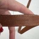 Brooks Brothers Vtg  Size M Belt Brown Leather Trouser Dress Stitched Adjustable Photo 5