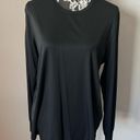 Zyia  Athletic Top Ribbed Black Long sleeve women’s XLARGE Photo 2