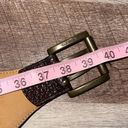 W By Worth The  Collection Womens Pebble Leather Wide Strap Fashion Belt Brown OS Photo 6