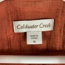 Coldwater Creek  Fall Orange Blazer Long Sleeve Button Front Up Jacket Women's 16 Photo 3