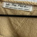 Free People  We The Free Palo Alto Cotton Blend Stripe Pullover In Golden Combo L Photo 2