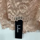 Lulus NEW  LACE PINK ROSE BRALETTE size small Photo 12