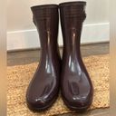 Hunter  Gloss Short Rain Boots - Cherry brandy - Size 10 Photo 3