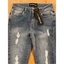 The Kooples  Denim Billy Factory Heavy Destroyed Bleach Skinny Jeans US 24 XS New Photo 2