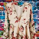 Style House  Floral Print V-Neck Boho Mini Dress Small Photo 1