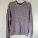 Everlane The Alpaca Merino Wool Blend Relaxed Knit Crewneck Sweater Pearl Grey Photo 1