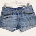 Rag and Bone  Light Wash Low Rise Zipper Denim Short Photo 0