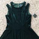 Gabby Skye  Cut-Out Velvet Dress Green Size 14 NWT Photo 9