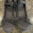 Michael Kors NEW MICHAEL‎  City Denim Ballet Flat Black Slip On Glitter Photo 2