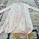 LA Made  Iris tie dye pink open cardigan Photo 9