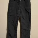 The North Face  Convertible Paramount Porter Breakaway Hiking Pants Gray- Size 10 Photo 1