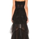 BCBGMAXAZRIA black Tulle Corset Gown Photo 1