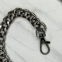 Chunky Dark Silver Tone Chain Link Purse Handbag Bag Replacement Strap Photo 12