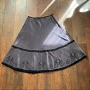 Tracy Reese PLENTY by , velvet and beading skirt, size 10 Photo 3