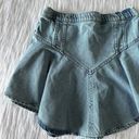 Aerie NWOT  Denim Circle Mini Skirt Size XS Photo 3