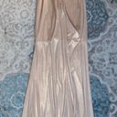 Sequin Hearts Long Gold Formal Dress Photo 2