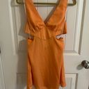 Beginning Boutique Vargas Orange Mini Dress Photo 2