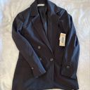 Just Fab Double Breasted Blazer Black in L NWT Photo 3