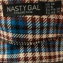 Nasty Gal Flare Plaid Pants Photo 3