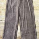 Soft Surroundings  Velvet Velour Ribbed Wide Leg Pull On Pants Photo 0