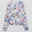 ZARA NWT  FLORAL JACQUARD KNIT SWEATER Photo 0