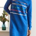 Mabel Boden  Sweatshirt Dress - Stripes - Blue Multi/Summit - 8 Photo 0