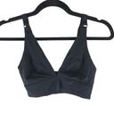 Everlane  Womens The Invisible Bra V Neck Seamless Black S Photo 2