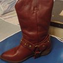 Dingo  - Dl 251 appaloosa wine tall cowboy boots w/ harness size 6.5 NIB Photo 2