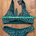 Zaful  green & white floral bikini - small NWT Photo 3