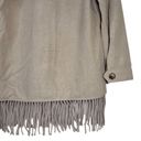 Laundry by Shelli Segal  Womens M Fringe Shaket in Silver Mink Tan NEW Photo 8