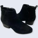 Blondo Isaac Waterproof Black Suede Zip 2" Stacked Block Heel Ankle Boots 8.5 Photo 0