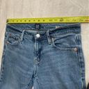 Gap  Girlfriend Raw Frayed Hem Denim Jean Cropped Dark Indigo Women’s Size 26 Photo 11