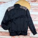 All saints cleo lyos leopard bomber jacket Photo 1