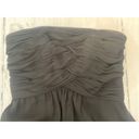 White House | Black Market WHBM Dress Womens  Size 2 Black Boned Bodice Strapless Cocktail Dress (d) Photo 2