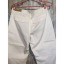 Maurice's Women's  White Capris Cropped Cuffed Pants Size 9/10 Photo 7