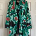 Banana Republic Floral Pattern Trench Coat Photo 0