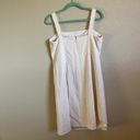 W By Worth White Cotton Square Neck Dress Photo 3