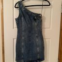 ZARA Denim Mini Dress Photo 1