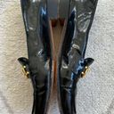 Salvatore Ferragamo Vintage  Black Patent Leather Loafers Sz 7 Photo 5