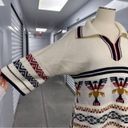 Vintage 70s Poncho Sweater Thunderbird Motif Graphic Sweater Size undefined Photo 4