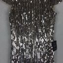 Lulus NWT  Star Appeal Silver Rose Gold Sequin Bodycon Mini Dress Medium Photo 9