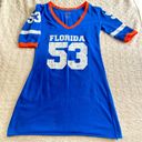 E5  College Apparel Florida Gators Jersey Cotton T-Shirt Dress S Small UF Photo 4