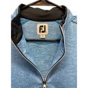 FootJoy Women's Medium Blue Long Sleeve 1/4 Zip Lightweight Golf Pullover Photo 2