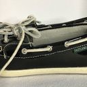 EastLand  Solid Black Womens Rosy Boat Shoes  Lace Up Leather Size 7M Photo 3