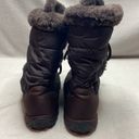 The North Face  goose down lined lace up brown boots size 9.5 Photo 5