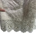 Jessica McClintock Vintage  Wedding Dress off the shoulder lace midi length pearl Photo 5