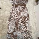 Boston Proper Palm Print Maxi Dress Size XL Photo 13