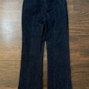 Elizabeth and James  Roberta dark wash cropped raw hem flare jeans size 6 Photo 3